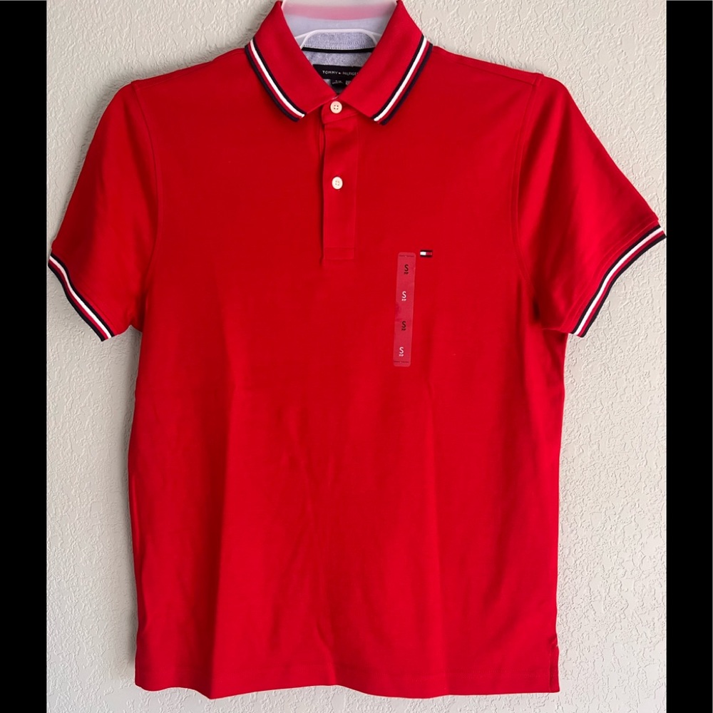 Tommy Hilfiger polo shirt , Red, small
